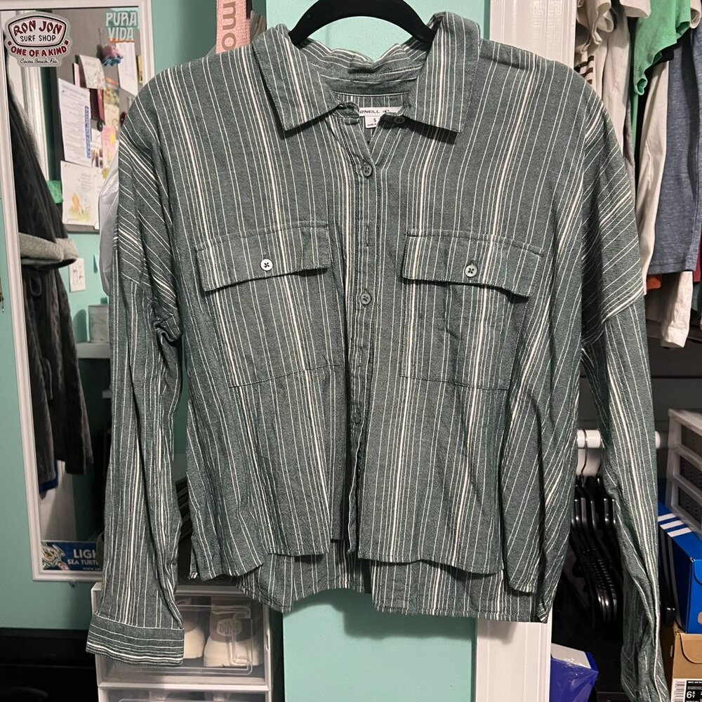 o'neill womens button down top